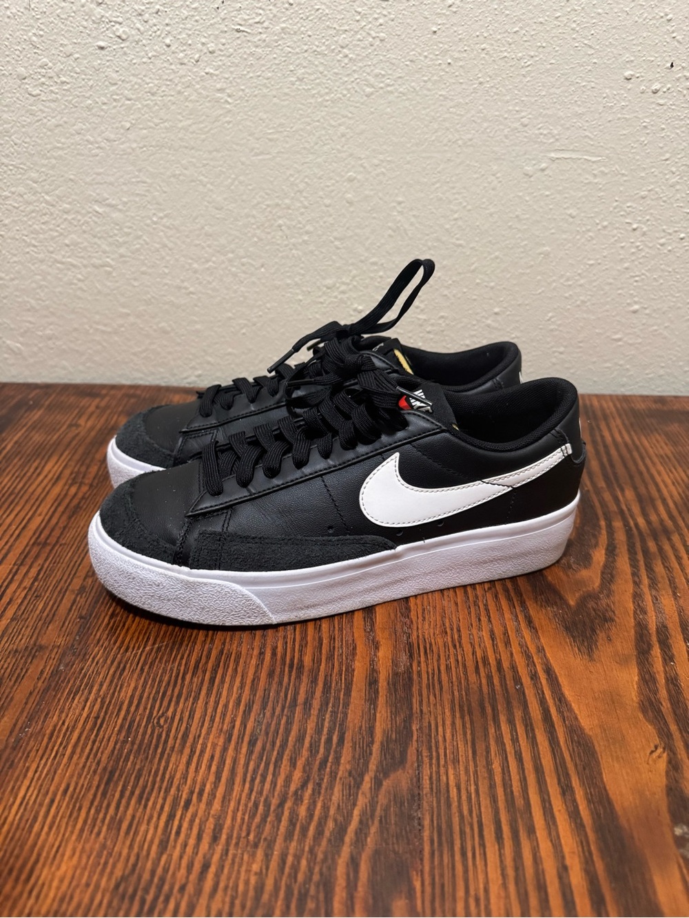 Nike Black and White Low-Profile Sneakers